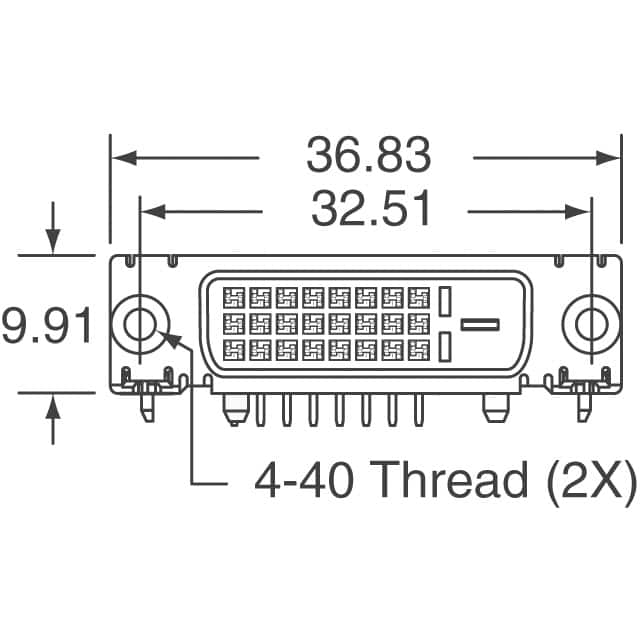 743204004 Molex  Conjuntos de conectores USB DVI HDMI